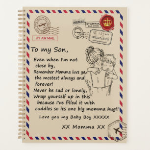 Love Son Letter To My Daughter Love You Baby Boy Planner