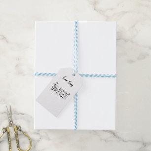 Love song, birds sitting in between musical notes  gift tags