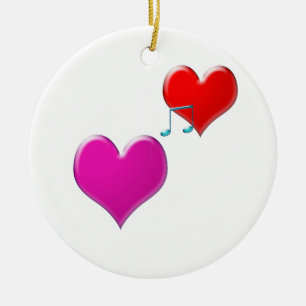 love song ceramic tree decoration