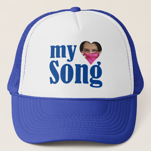 Love song photo trucker hat (Front)