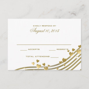 Love Song Wedding Response Card