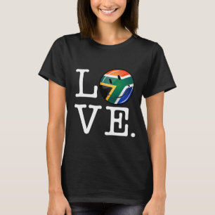 Love South Africa Smiling Flag T-Shirt