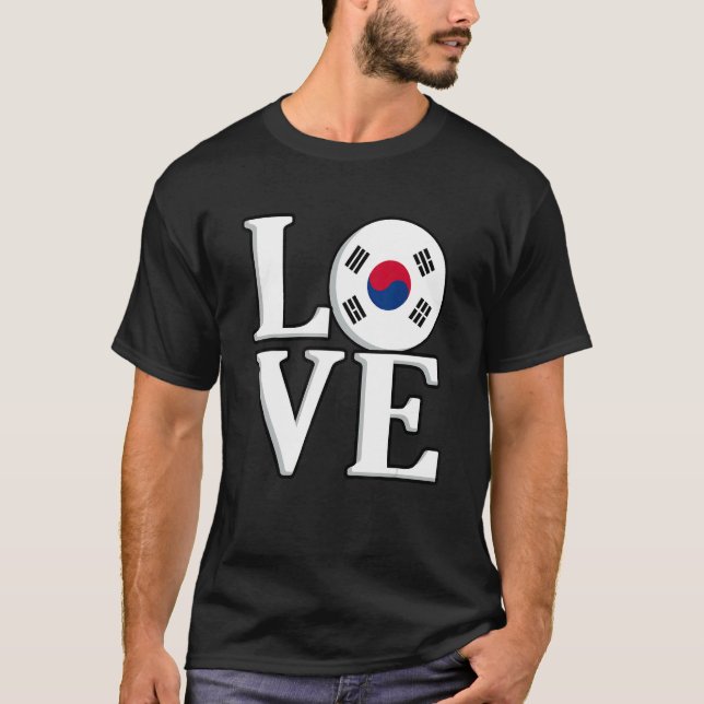 Love South Korea T-Shirt (Front)