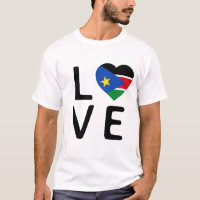 Love - South Sudan Flag