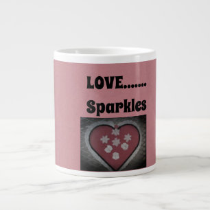 Love....Sparkles Large Coffee Mug