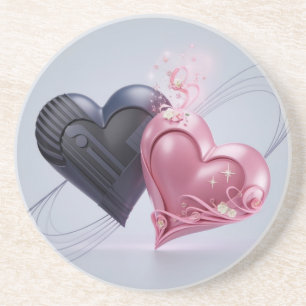 Love Sparks Romantic Coaster