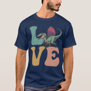 LOVE Spinosaurus Dinosaur friend T-Shirt