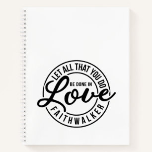 Love Spiral Line Notebook