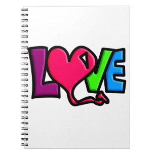 Love Spiral Notebook