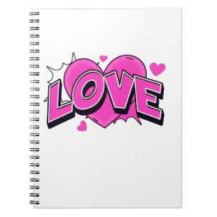LOVE Spiral Photo Notebook