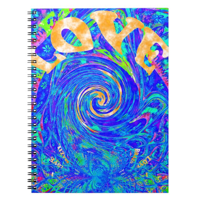 Love Splush.png Spiral Notebook (Front)