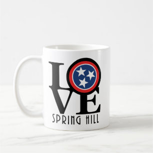 LOVE Spring Hill Tennessee 11oz Coffee Mug