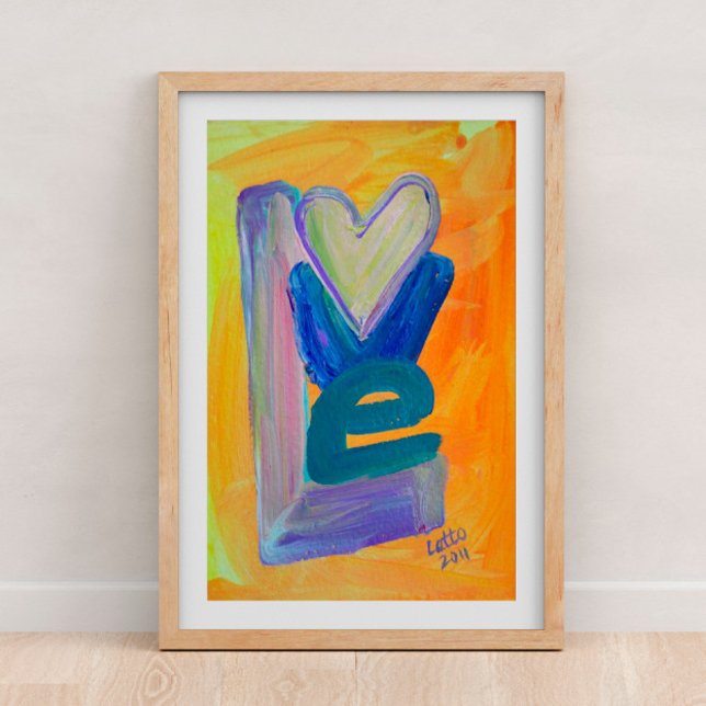 Love Spring Stack Painting Art Poster Print (Creator Uploaded)