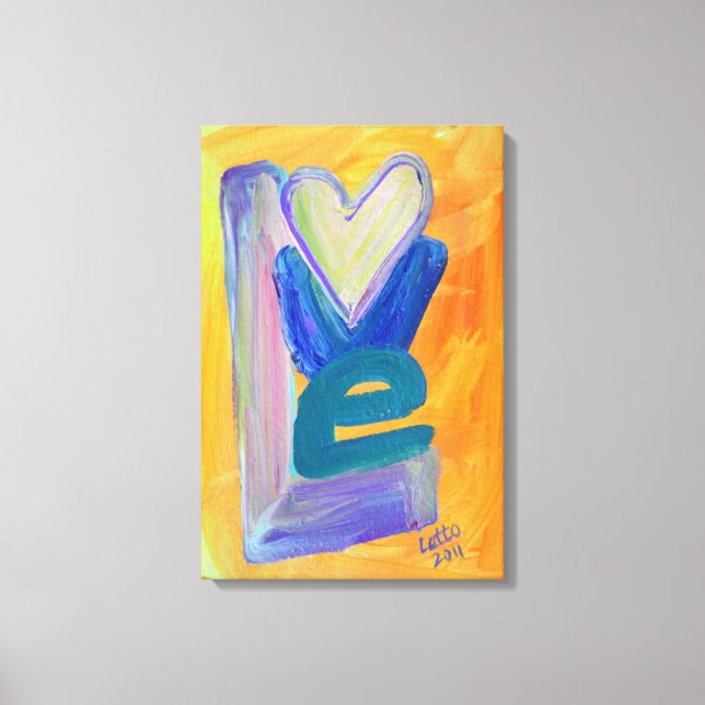 Love Spring Stack Painting Prints (Medium) (Front)
