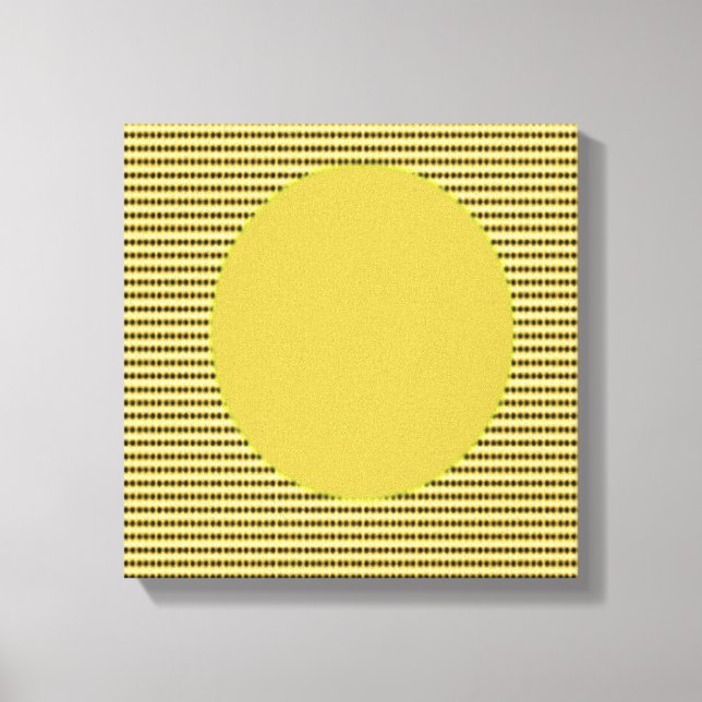 LOVE Square  Energy Pattern Canvas Print (Front)
