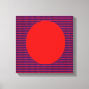 LOVE Square  Energy Pattern Canvas Print