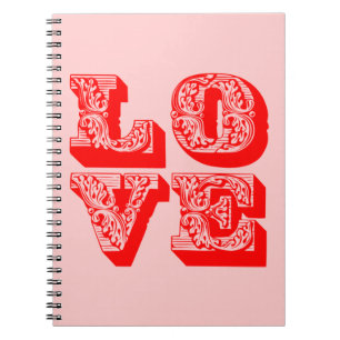 LOVE Square Notebook