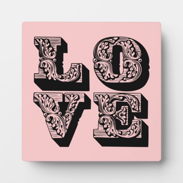 LOVE Squared Plaque (Front)