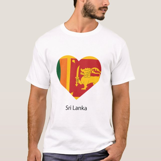 Love Sri Lanka T-Shirt (Front)