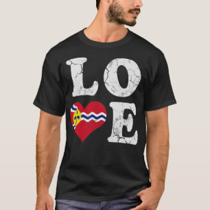 Love St Louis Flag Home Family Vintage Distressed T-Shirt