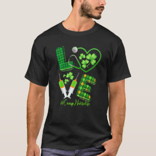 Love St Patrick S Camp Nurse Life Irish Shamrocks T-Shirt