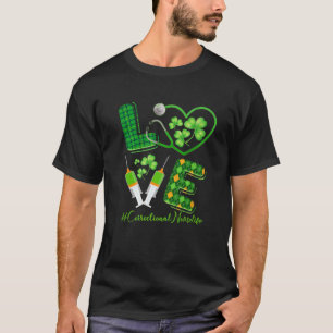 LOVE St. Patrick's Correctional Nurse Life Irish S T-Shirt