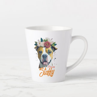 Love Staffordshire Bull Terrier - I Love My Staffy Latte Mug