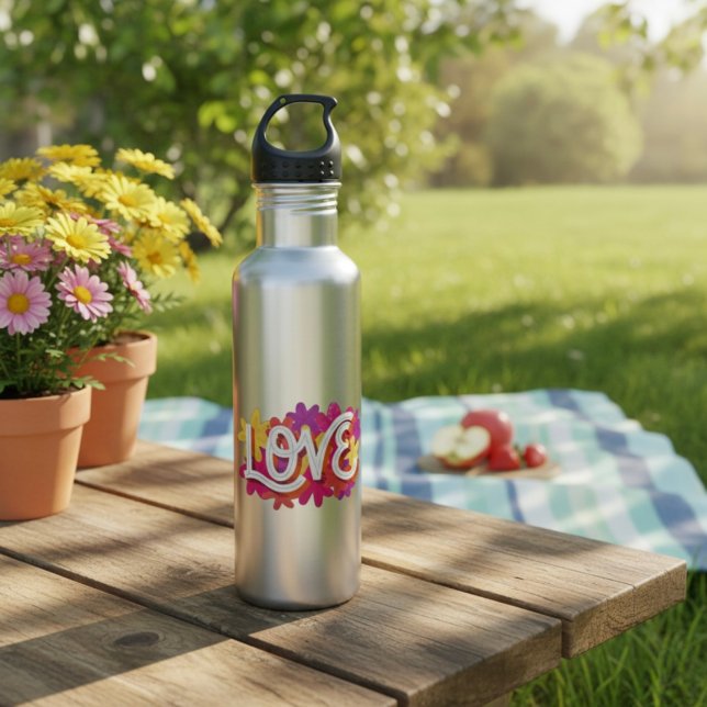 LOVE Stainless Steel Water Bottle (Creator Uploaded)
