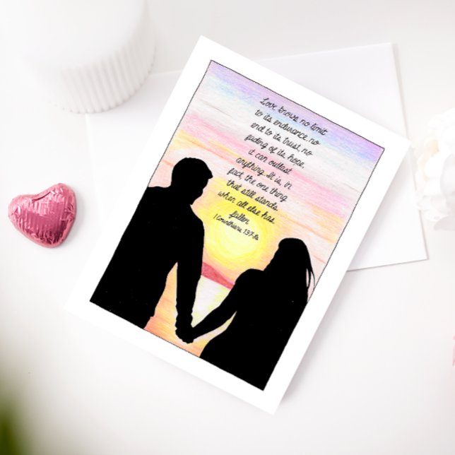 Love Stands Inspirational Postcard (Creator Uploaded)
