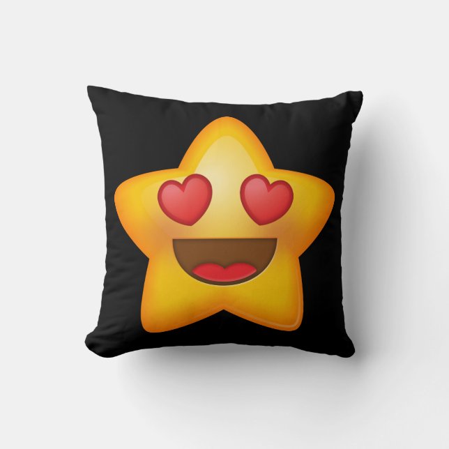 Love Star Emoji Cushion (Front)