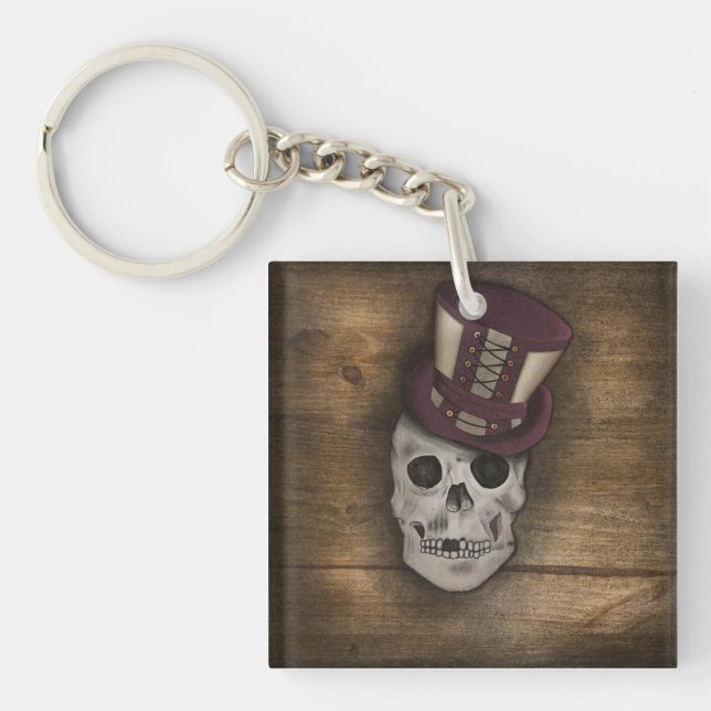 Love Steampunk Key Ring (Front)