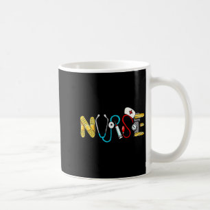 Love Stethoscope Nurse Life Valentine Day Women  Coffee Mug