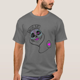 LOVE Stethoscope Nurse Life Women Gifts T-Shirt