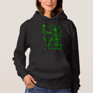 Love Stethoscope Syringe Phlebotomist St Patrick's Hoodie