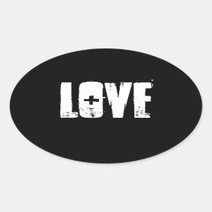 Love Sticker - Black