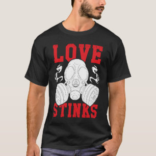 Love Stinks Anti Valentine's Day Humour Single Pe T-Shirt