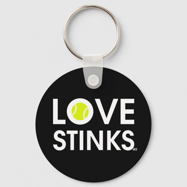 LOVE STINKS KEY RING (Front)