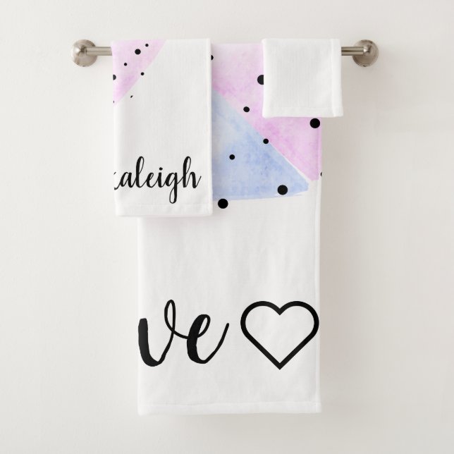 Love Story Bath Towel Set (Insitu)