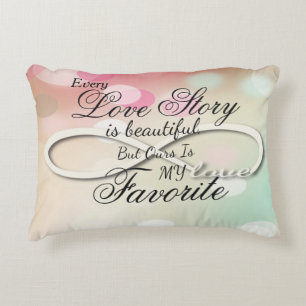 Love Story Decorative Cushion