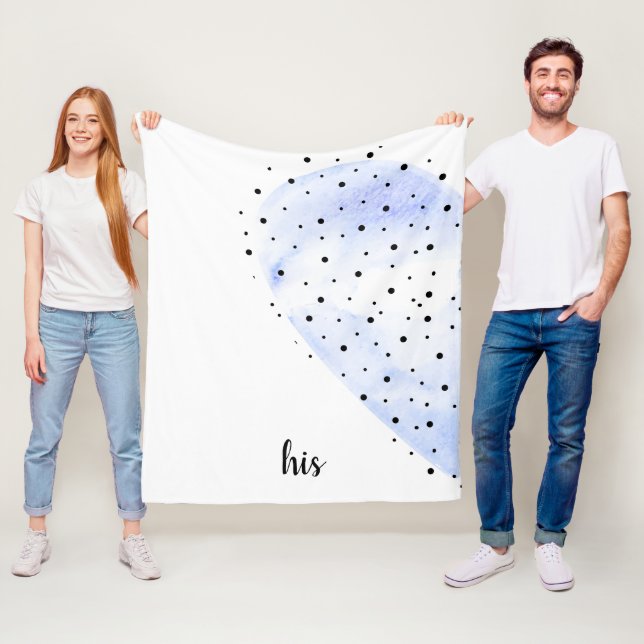 Love Story Fleece Blanket (In Situ)