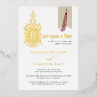 Love Story Once Upon A Time Wedding Real Gold