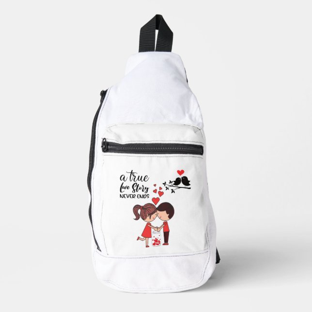 Love Story Sling Bag (Front)