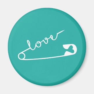 Love Strength Together Aqua Magnet