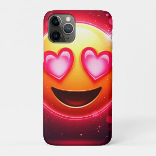 Love Struck Emoji Hearts Glow Case-Mate iPhone Case