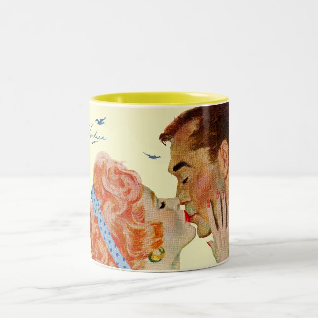 Love-Struck Two-Tone Coffee Mug (Center)