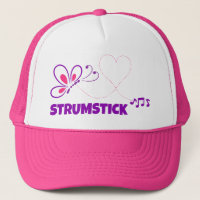 Love Strumstick Pink Purple Butterfly Heart