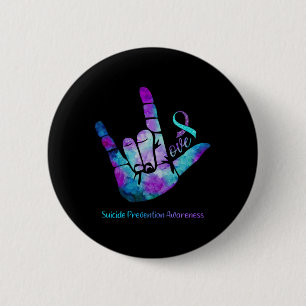 Love Suicide Prevention Awareness  6 Cm Round Badge