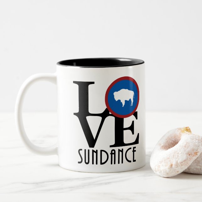 LOVE Sundance 11oz Two-Tone Coffee Mug (With Donut)
