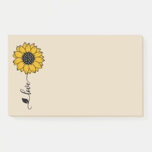 Love Sunflower  Post-it Notes