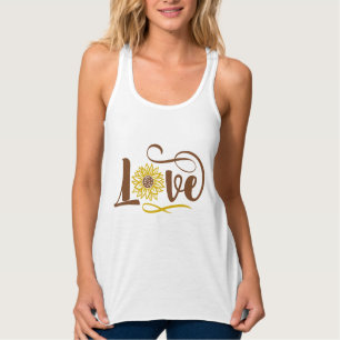 Love Sunflower Singlet